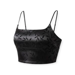 Vintage: Castro Collections ♕ Shiny Cami Top ♕ Leaf Print ♕ Red Carpet SoBe ♕ 6